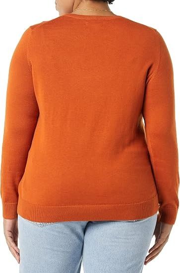 Orange Long Sleeve Sweater image 4